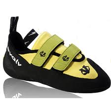 A rock climbing shoe